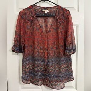 Women’s half sleeved flowy top